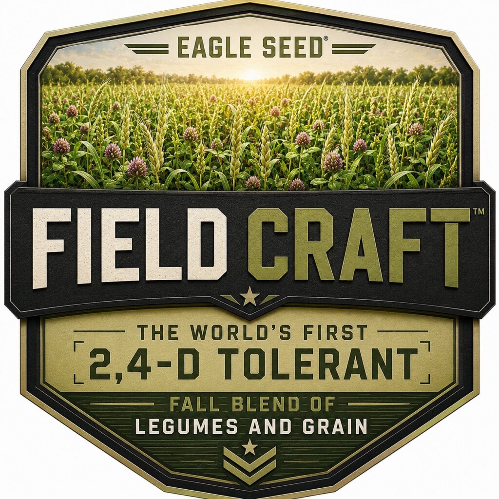 World's First 2, 4-D Tolerant Fall Food Plot Legume and Grain Blend