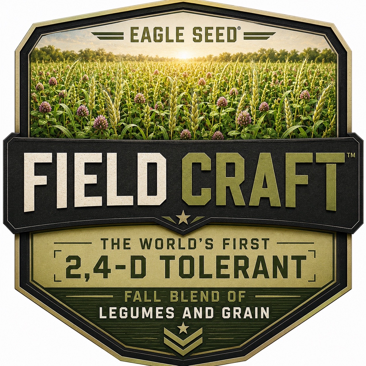 World's First 2, 4-D Tolerant Fall Food Plot Legume and Grain Blend